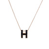 Small advanced design brand necklace with letters, city style, high-quality style, internet celebrity