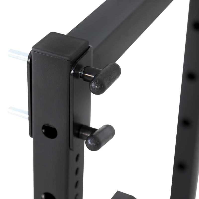 Barbell multifuncional marco de protección de empuje horizontal marco de cuclillas casera cama de levantamiento de pesas palanca de protección de palanca de protección equipo de ejercicio comercial