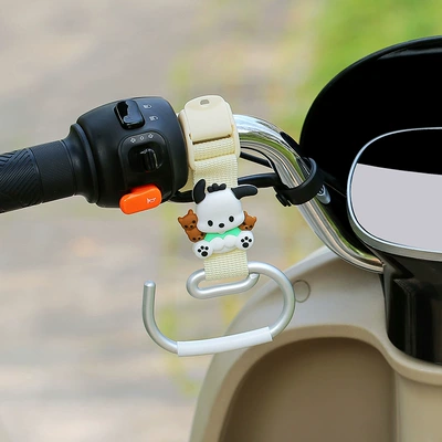 Other Electric Vehicle Accessories Vehicles, No-Drill Installation, Multifunctional - beige-long-belt-e-hook-pacha-dog-edge