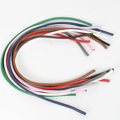 Hand-sewn thread core-spun clothing accessories pu leather rope jewelry accessories round rope wholesale color bracelet rope