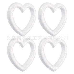 Styrofoam EPS foam empty heart Valentine's Day decoration foam love wedding decorations children DIY