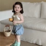 夏季女童定制薄款裤套装