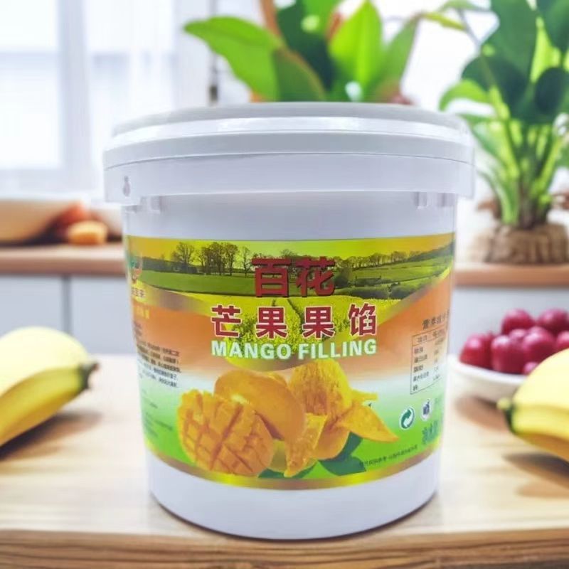 鲜芒果粒馅 芒果果馅 即食美味烘焙果馅  芒果果馅 规格：5kg*4桶