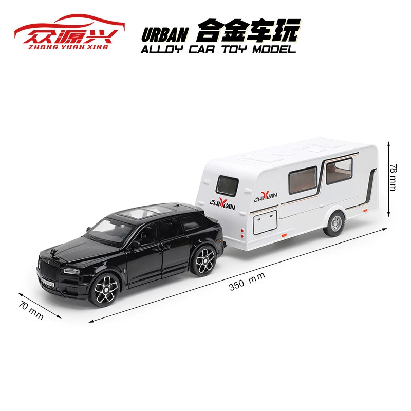 Zhongyuanxing набор металлических моделей 1:32 Jeep и RV — реалистичная копия, внедорожник для кемпинга, несколько цветов