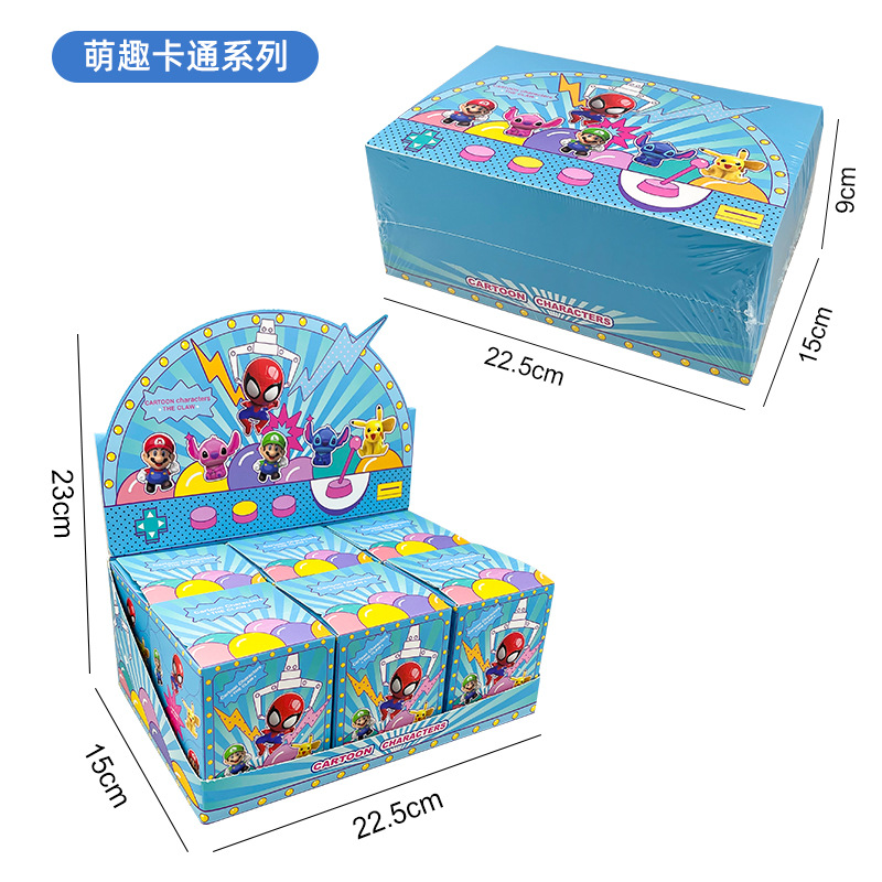 Caja ciega al por mayor Sanrio Colomi muñeca clip caja ciega de plástico fresas osos muñecas muñecas juguetes de mesa para chicas