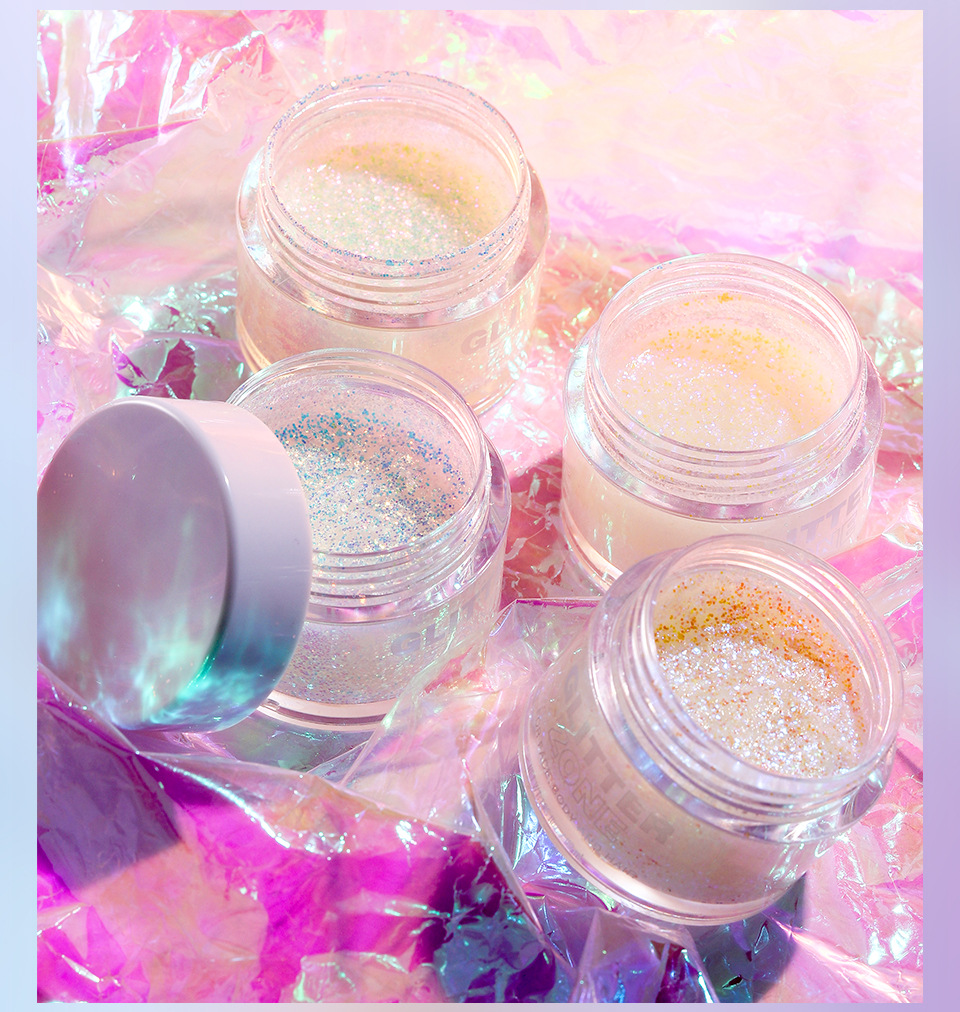 Langmanni 4-color Sparkling High-gloss Gel Liquid Eyeshadow, a multi-purpose iridesy gel for face and body undefined