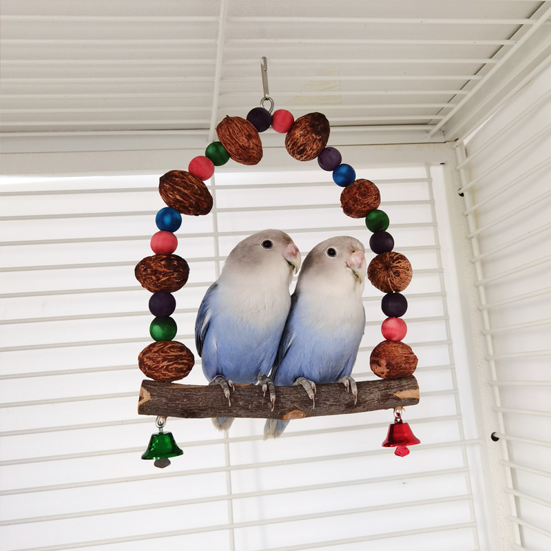 山核桃+彩珠秋千(站杆15cm)