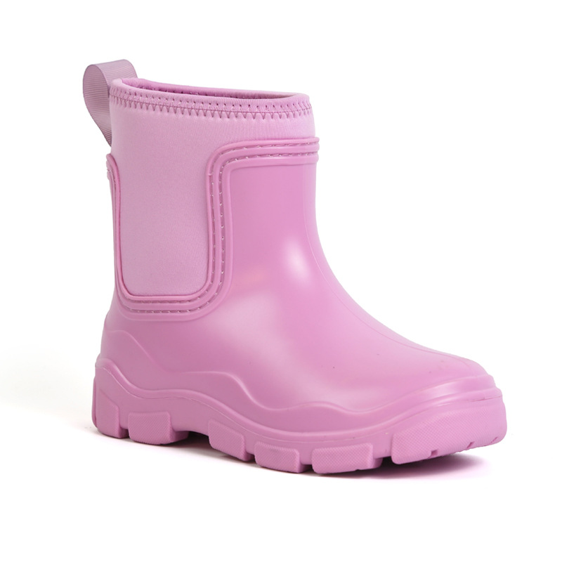 Children's Rain Boots, Women's Water Boots, New Rain Boots, Non-Slip Waterproof Shoes, Girls, Babies, Toddlers, Cross-Border Export Children's Water Shoes