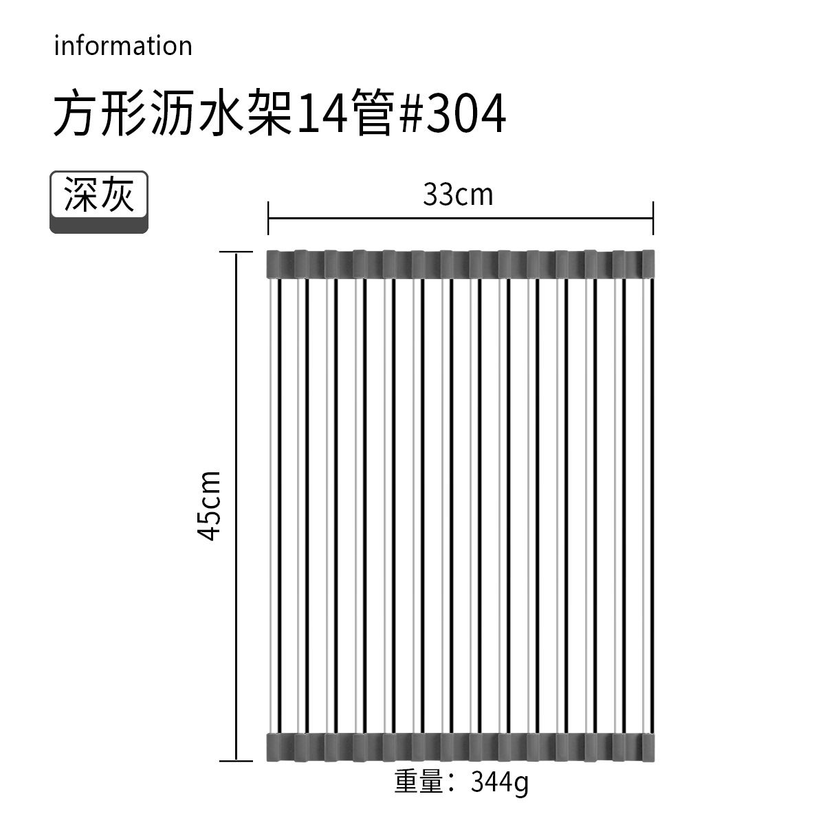 Cocina hogar 304 Escritorio de acero inoxidable integrado plegable tubo cuadrado plato taza obturador fregadero drenaje estante