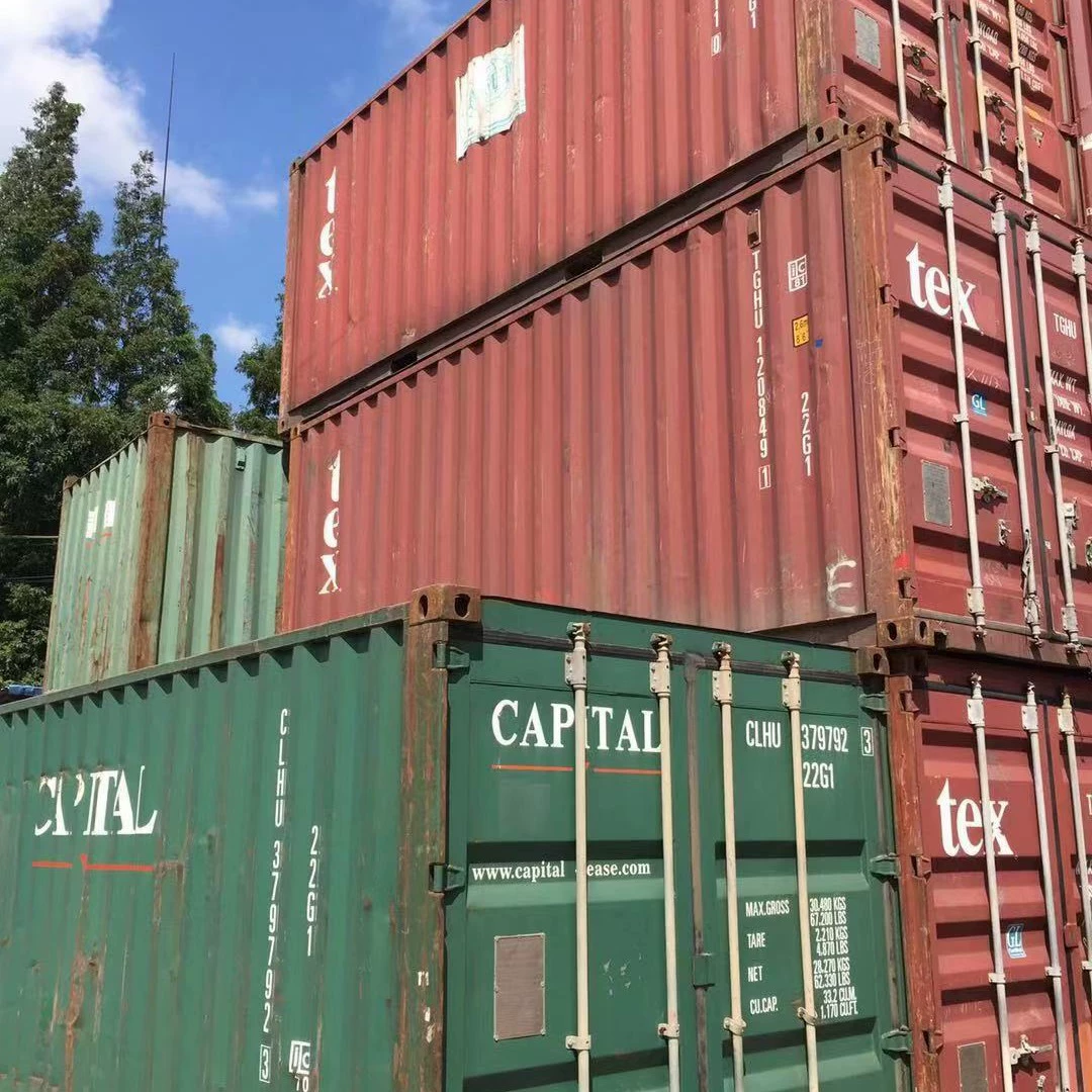 Шанхайский порт 20 футов 40 футов высококачественный морской контейнер продвижение, аренда и продажа, гибкий выбор!