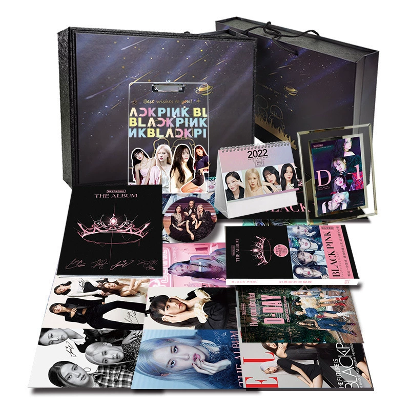 Альбом (BLACKPINK) The Album — наборы фото-карт и постеров, CD и подарочные коробки