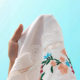 2025 European and American Foreign Trade Cross-border Lace Embroidery Plant Round Neck Sleeveless Hollow T-Shirt Chiffon Shirt Women's Top