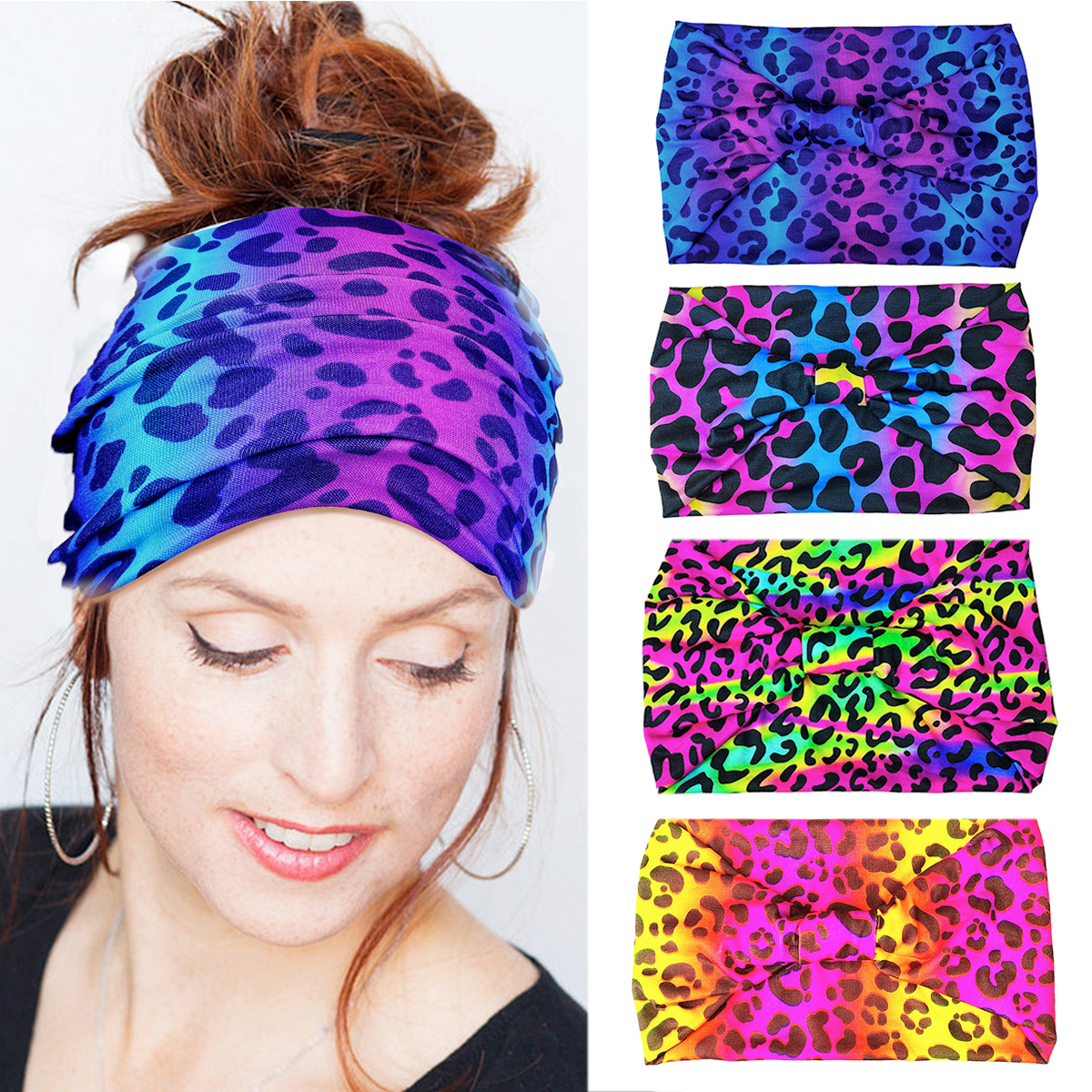 29g Weight Hair Band Hair Accessories Type 1 Piece Quantity Holiday, Travel Occasion Printing Pattern Women's Gender Bohemian Style Women's Bohemian Printing Hair Band 1