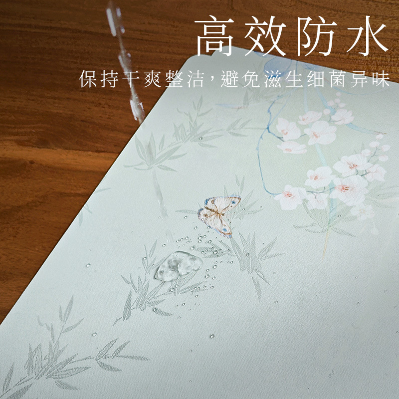新中式禅意双面防水茶席国风织锦桌旗茶桌垫布隔热防烫茶垫茶台垫|undefined