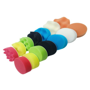 Cross-border supply of 2-7 inch car beauty waxing polishing disc paint scratch treatment sponge polishing pad suit