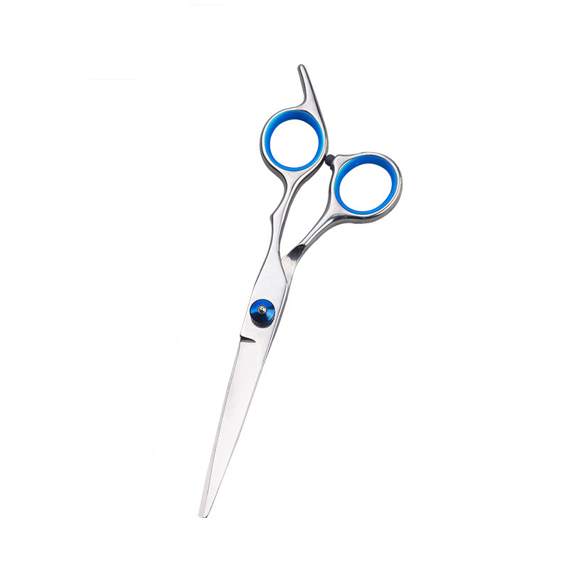 Tijeras para el cabello Tijeras para el cabello Tornillo blanco de 6 pulgadas Tijeras planas Tijeras para dientes Niños adultos para el hogar Tijeras para el cabello