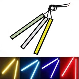 Car and Motorcycle Daytime Running Lights Cob Super Bright Car Led Daytime Lighting Driving Lights Ultra-Thin Waterproof Dc12V Decorative Lights