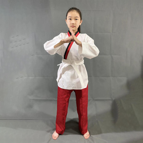 New Style Taekwondo Gi for Adults and Children, Unisex Taekwondo Performance Uniform, Training Uniform, Instructor Uniform Manufacturer