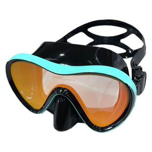 308 New Blue Magic Lens Tempered Glass Diving Mask Adult Frog Mirror Swimming Diving Glasses