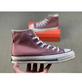 2022新款1970s豆沙高帮男鞋女鞋情侣款休闲帆布鞋