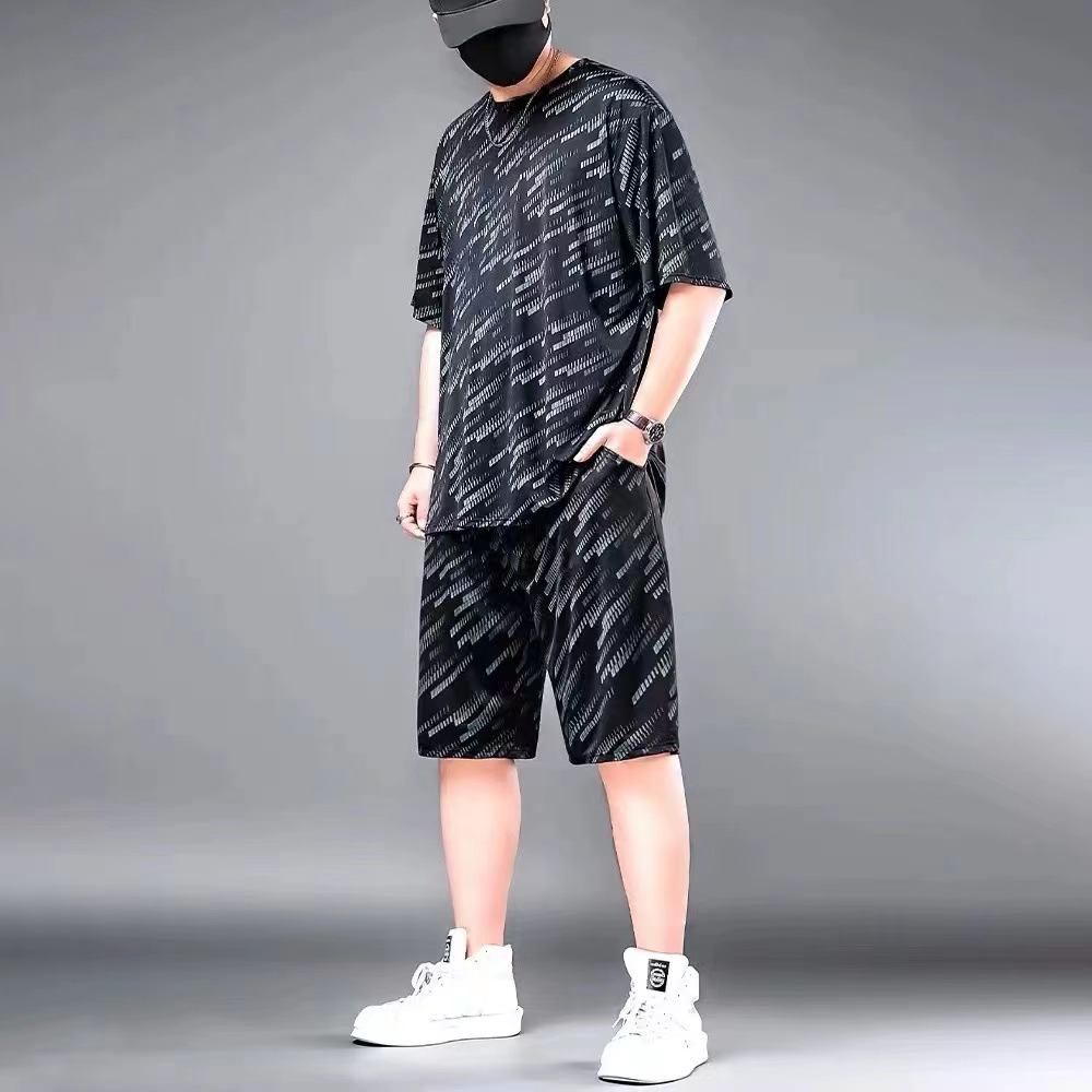 829 bộ lụa băng màu đen / XL