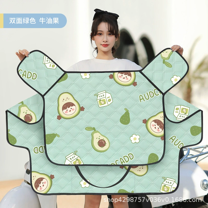 Электромобиль, чтобы блокировать ветер, солнцезащитный крем, солнцезащитный крем, аккумуляторный мотоцикл тонкий ветрозащитный, водонепроницаемый летом