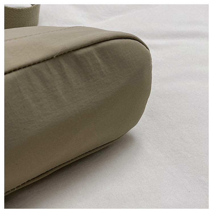 Kvinnors stor kapacitet, enfärgad, axelavancerad och minimalistisk, crossbody-väska för kvinnor, handväska i canvas, mobil_voghion.com