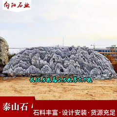 泰山石彫刻石雪浪石村村石牌彫刻景観石材園林石配置造景工事