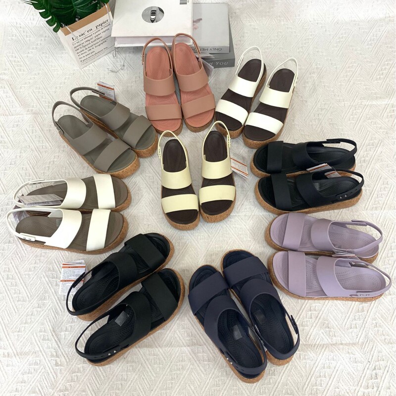 2025 European and American New Style Slippers for Women Brooklyn Outer Wear Sandals for Women Retro Beach Casual Thick-Soled Clogs