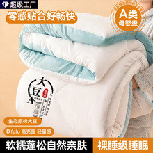 大豆被棉被被子被芯8斤保暖加厚冬被豆豆被爆款被子大豆纤维A类