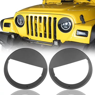 Suitable for 1997-2006 Jeep Lamp eyebrow