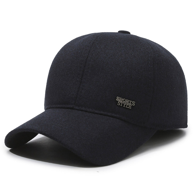Winter Baseball Cap Für Herren Warme Kappe Mit Ohrenschutz_voghion.com