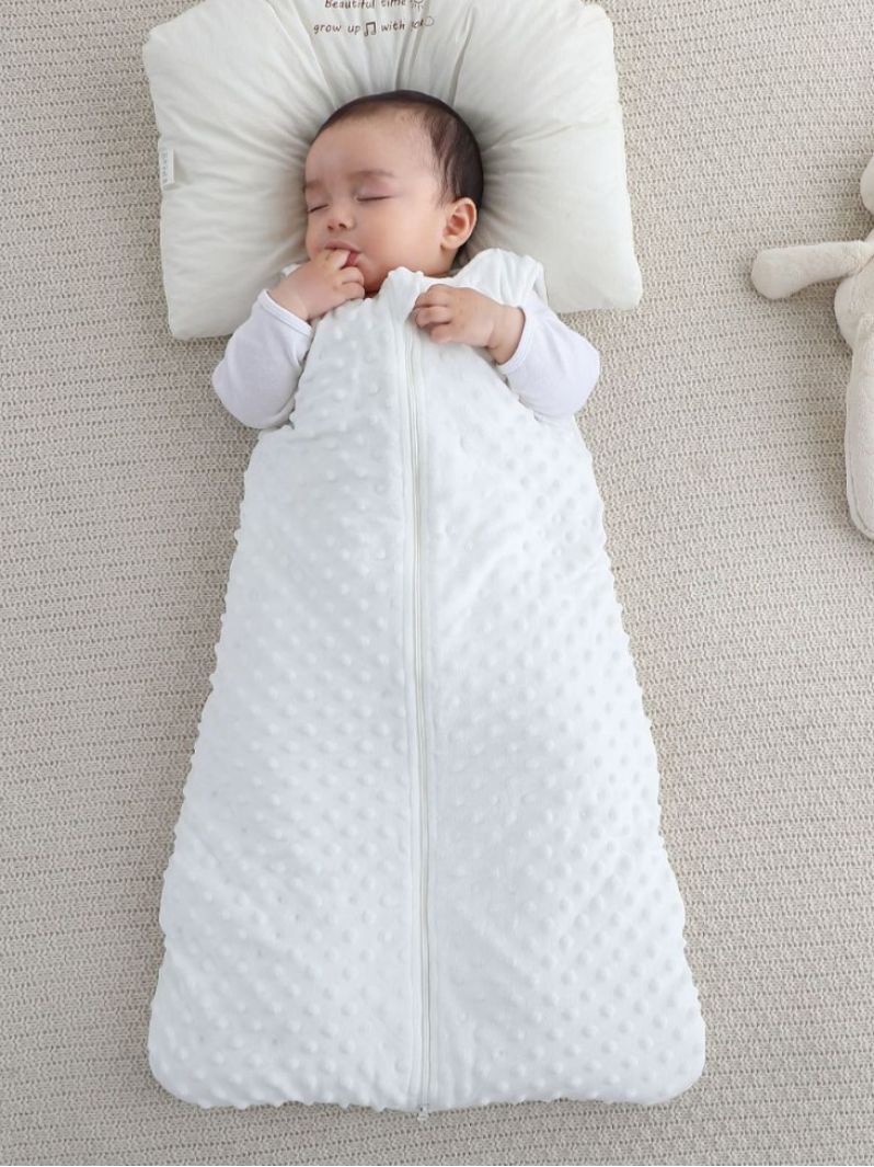 Chaleco Acolchado para Bebé, Saco de Dormir de Terciopelo Otoño-Invierno - Manta Antipatadas para Recién Nacido