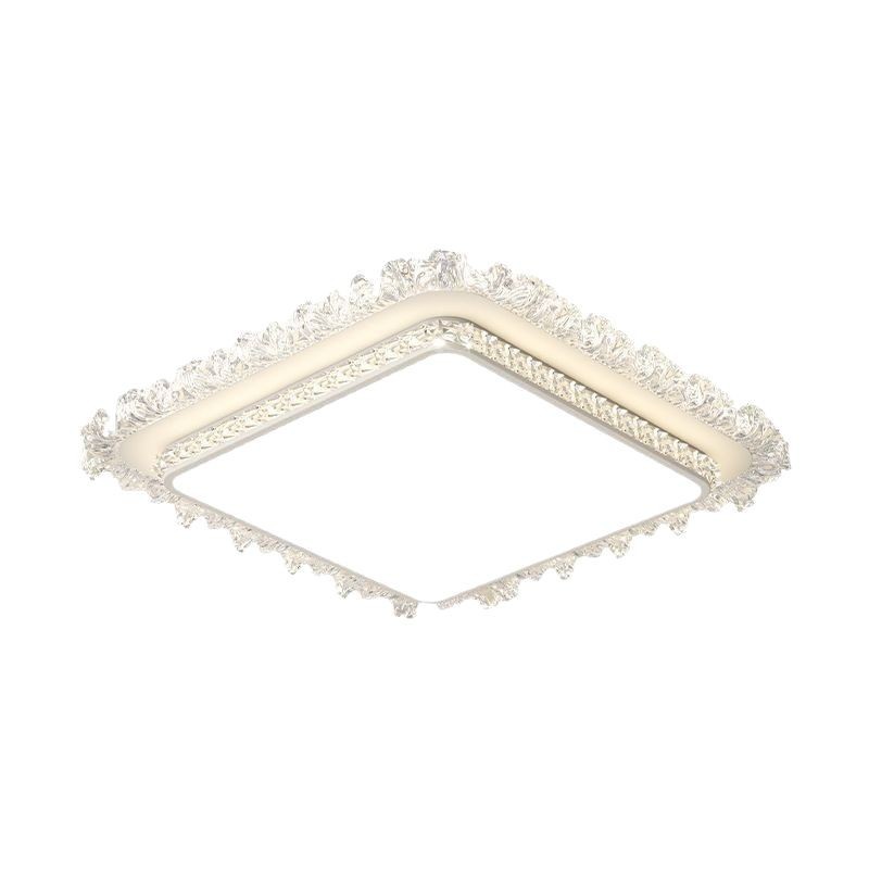 [Selección estricta] lámpara de techo de protección de ojos de espectro completo 2025 nueva lámpara de cristal de lujo ligera moderna y simple lámpara de casa