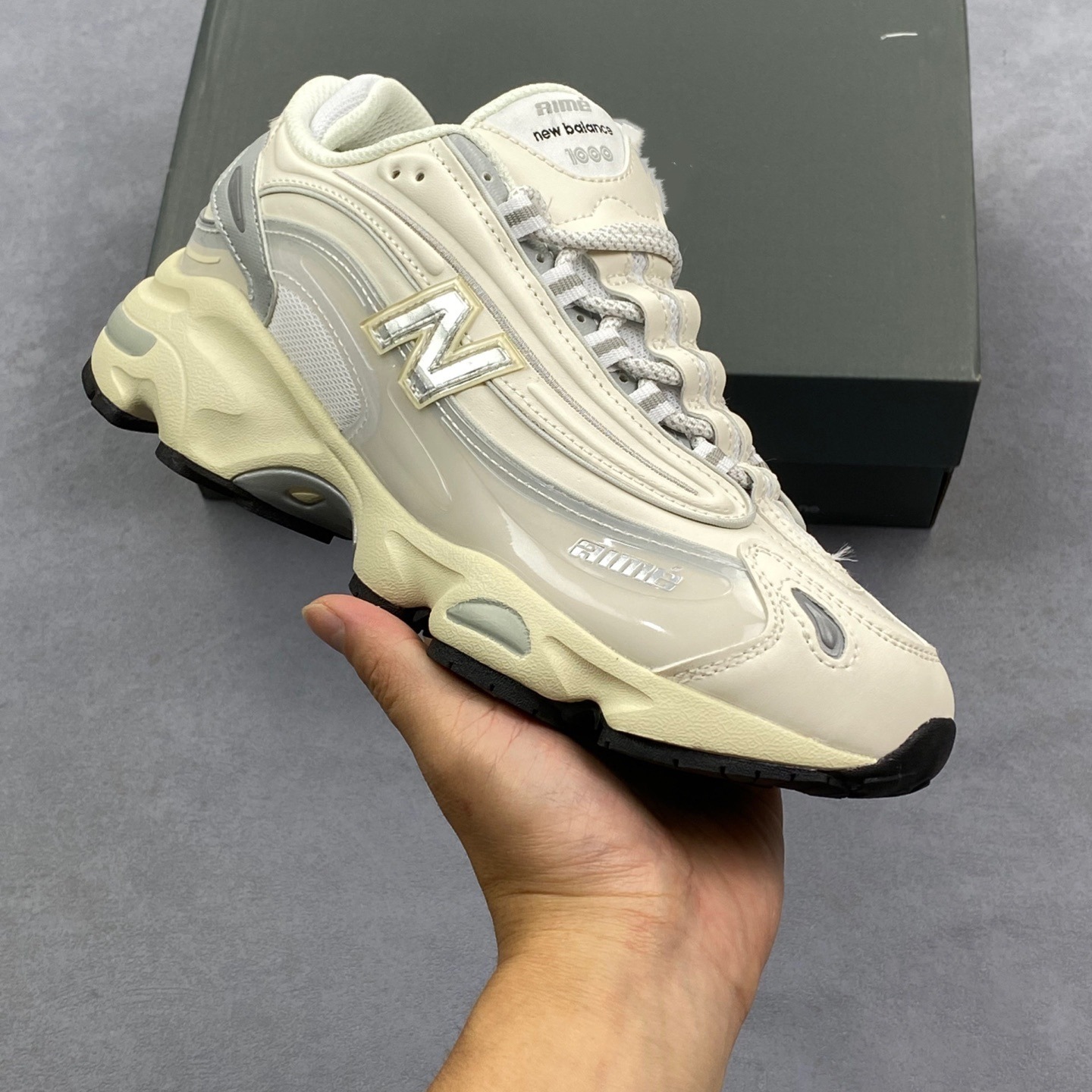 Putian zapatos comercio exterior NB1000 altura de suela gruesa zapatos deportivos para correr zapatos casuales retro zapatos para correr