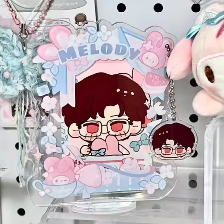Акриловая подставка Sanrio, трехдюймовая небольшая карточная настольная подставка-стенд, декоративный аксессуар