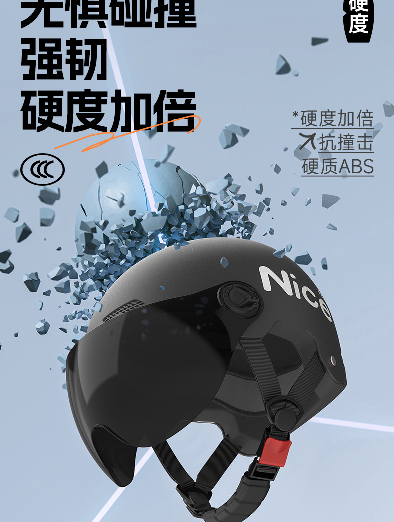 Universal Electric Vehicle Sunscreen Helmet Summer Motorcycle Helmet