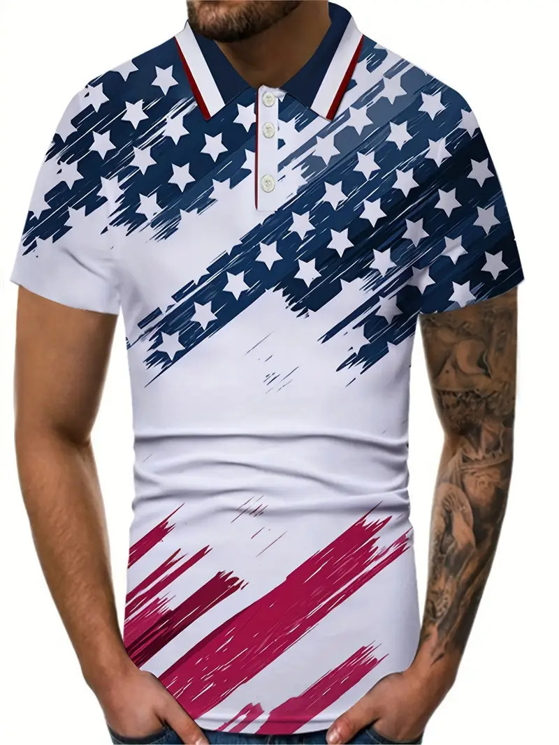 TUME primavera y verano nuevos hombres de manga corta solapa botón polo costura contraste color camisa de fondo MB13