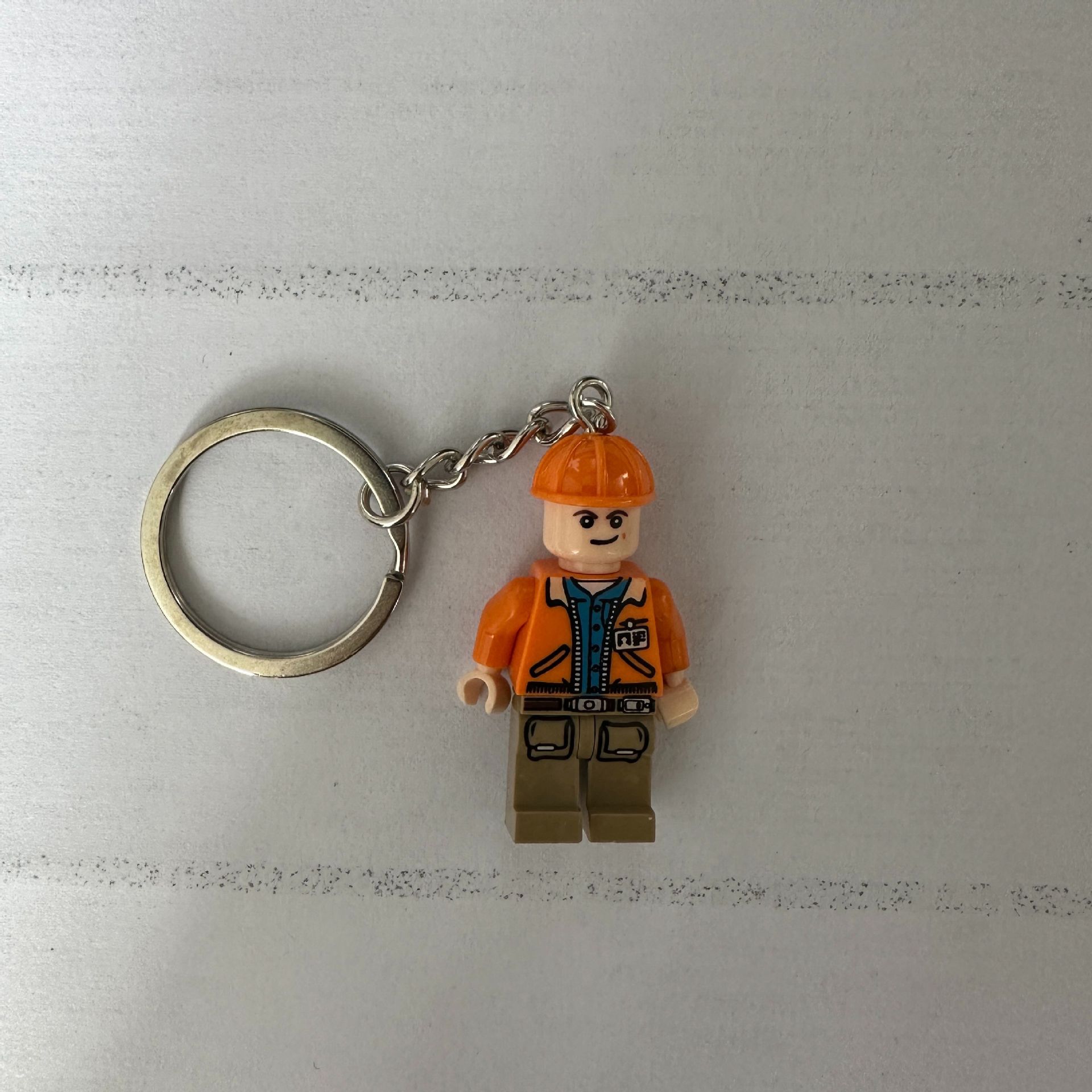 Toy Story Batman Llavero de bloques de construcción Buzz Lightyear Marvel Spider-Man Batman Pato Donald Mickey