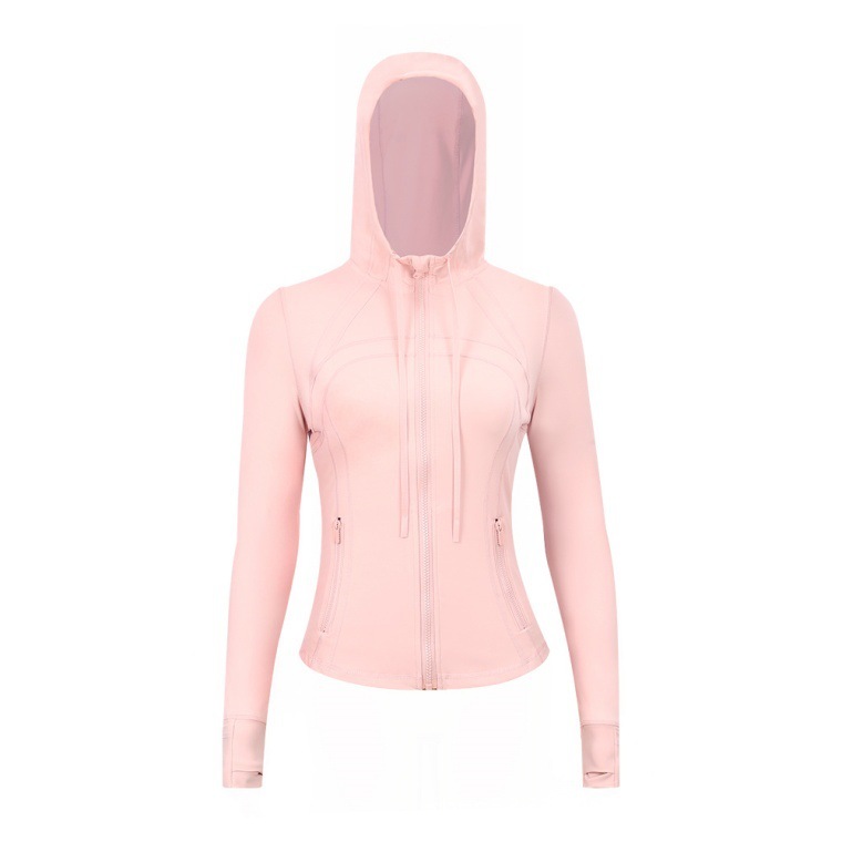 LULU原标Define连帽修身开衫拉链瑜伽服夹克外套上衣运动健身女款|undefined