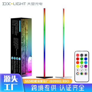 2025 New Cross-Border Led Floor Lamp Atmosphere USB Interface Remote Control Colorful Color Changing Lamp Eye Protection Energy-Saving Floor Lamp