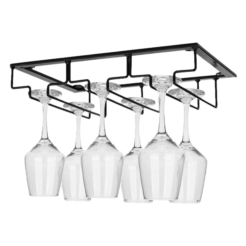 Factory Direct Sales Creative Upside-Down Red Wine Glass Holder Cabinet Goblet Holder Hanging Wine Glass Holder