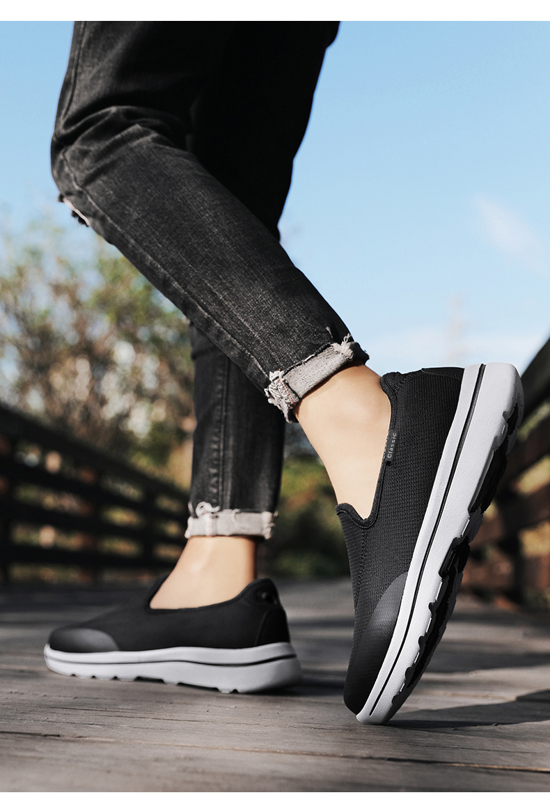 Summer Bestseller Large Size 46 Slip-On Breathable Men's Mesh Sports Casual Lightweight Loafers_vogvips.com