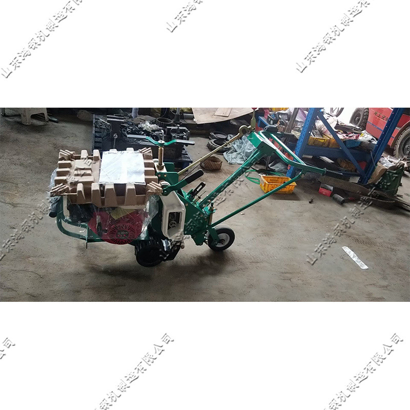 厂家手推式起草皮机 单论草坪移植设备 汽油型铲草皮工具现货