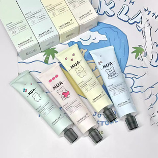 Fulan Water Run Fragrance Bear Hand Cream 50g Tender White Autumn and Winter Desalination Hand Pattern Moisturizing and Hydrating Hair