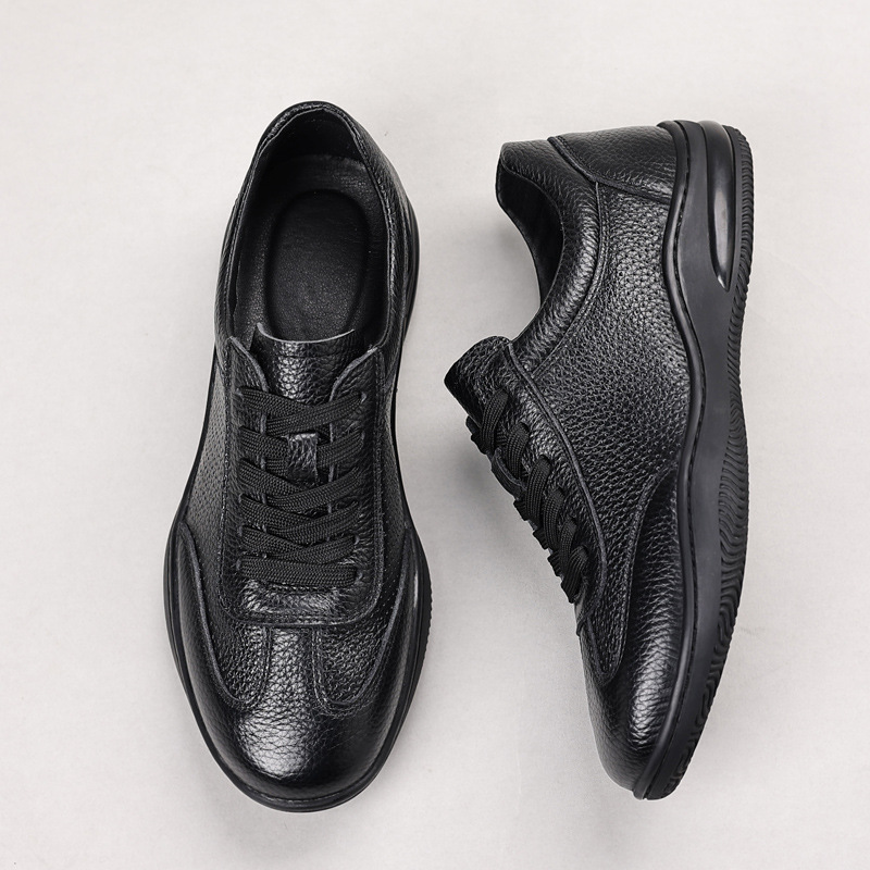 Piel de vaca de primera capa de verano nuevos hombres sandalias de cuero de cuero hueco transpirable para hombres zapatos casuales de todo fósforo zapatos de hombre