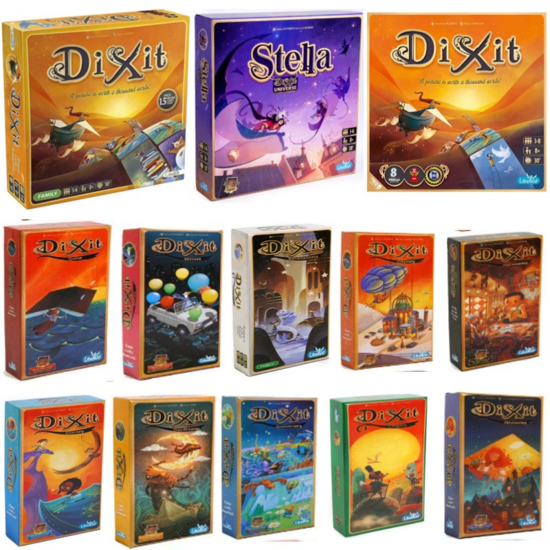 English Board Game Dixit Stella Universe Only Words And Sentences...