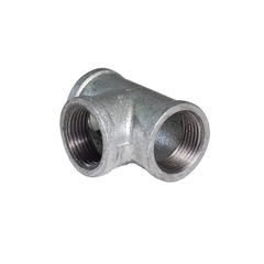Galvanized accessories for Jianshi 1/2 steel cast iron three-way 4/16 inch gas pipeline hot-dip galvanized wire coupling iron three-way internal threaded joint