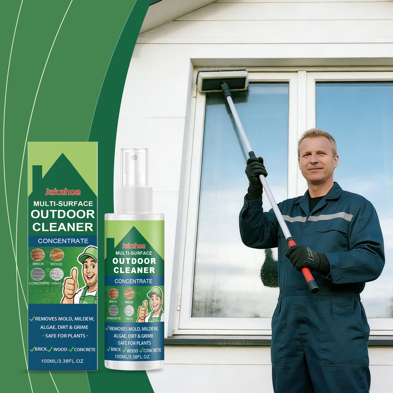 Jakehoe Outdoor Cleaner with Mild Ingredients for Outdoor Cleaning of Stains, Multi-Purpose, Daily Portable Cleaning Jakehoe Outdoor Cleaner with Mild Ingredients for Outdoor Cleaning of Stains, Multi-Purpose, Daily Portable Cleaning