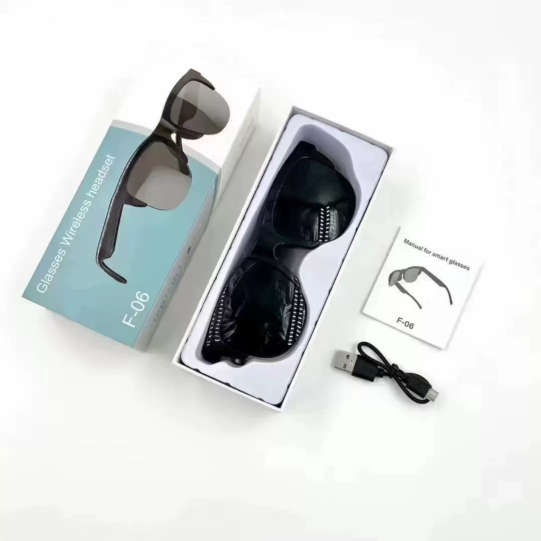 Смарт-очки, удлинённые наушники, Bluetooth, защита от UV